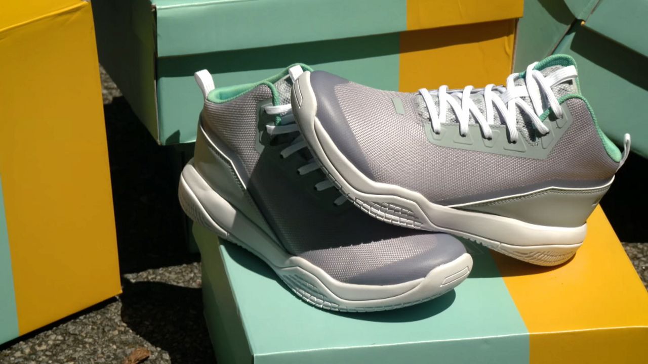 Moolah Kicks basketball sneaker designed for the female foot