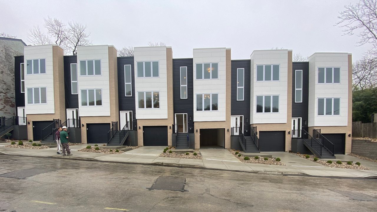 Six new Townhomes in Mount Auburn will help fund the construction of new affordable housing in the neighborhood.