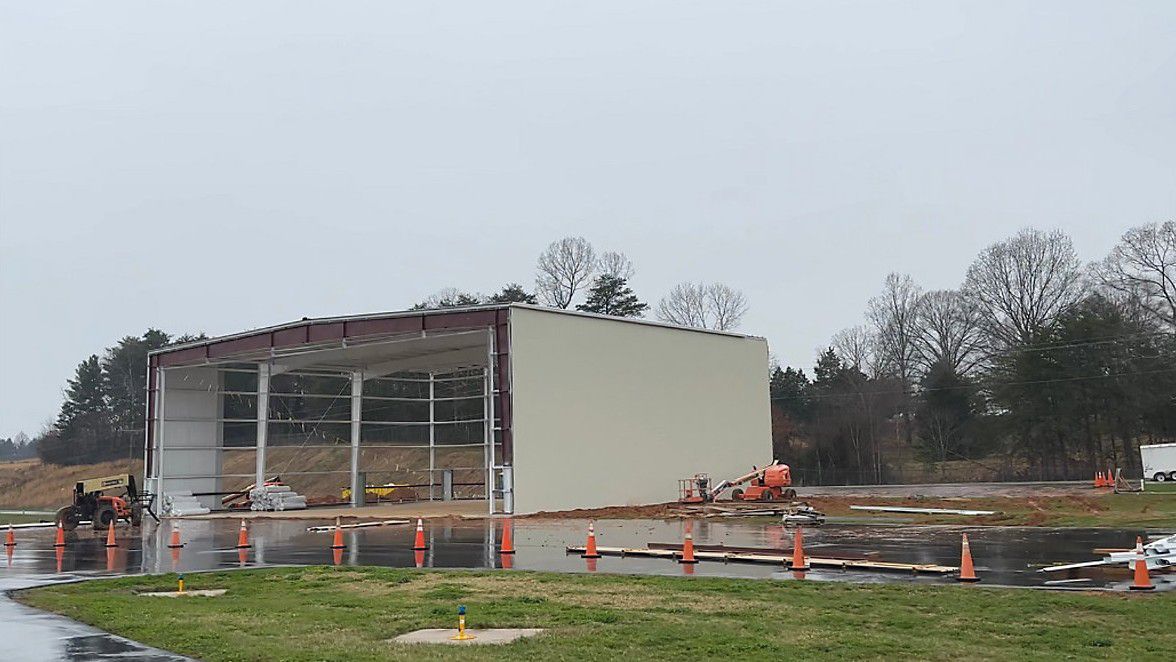 Construction starts at Mount Airy airport