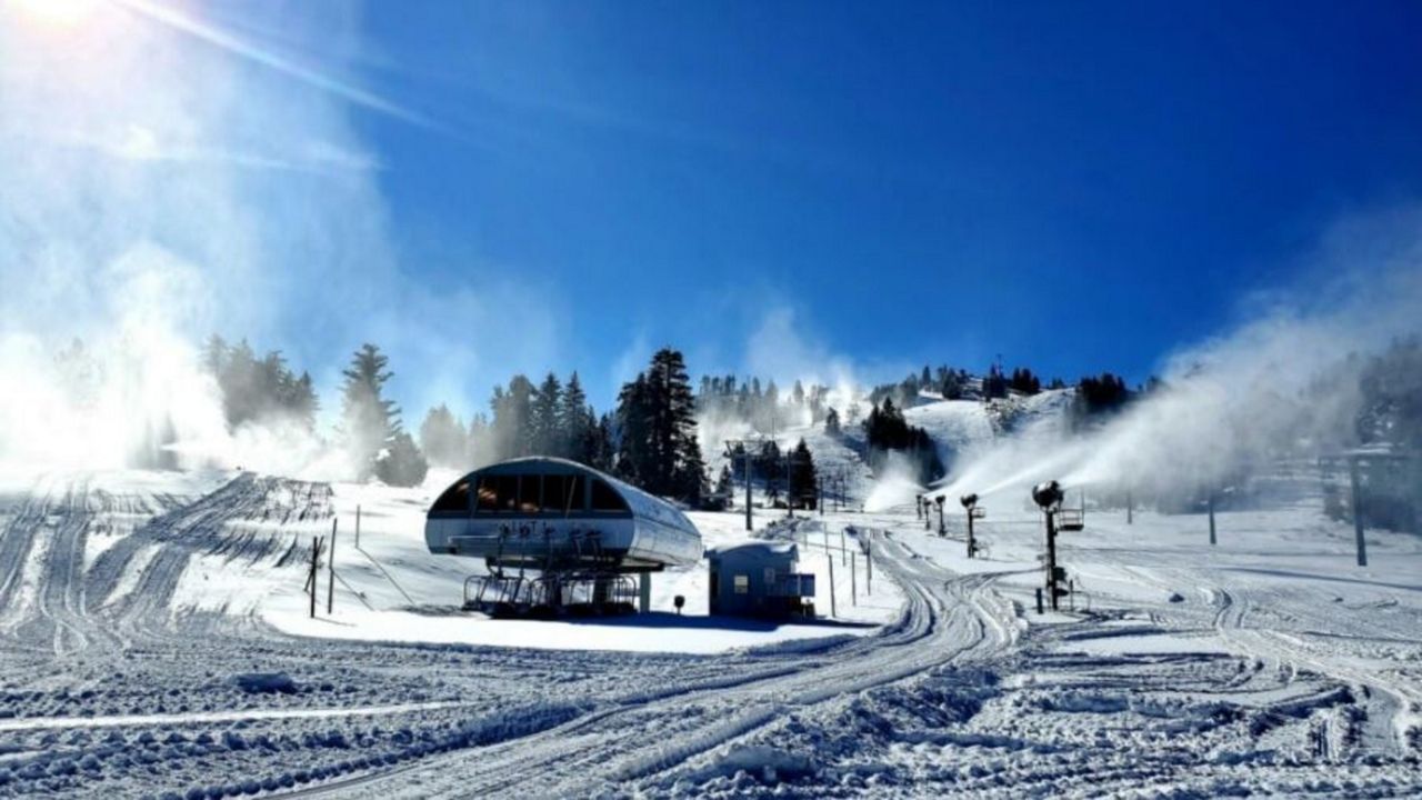 Snowmaking at Big Bear Mountain Resort