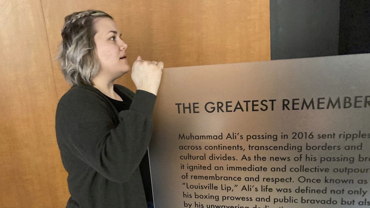 Exhibit chronicles public mourning over Muhammad Ali in his Kentucky hometown