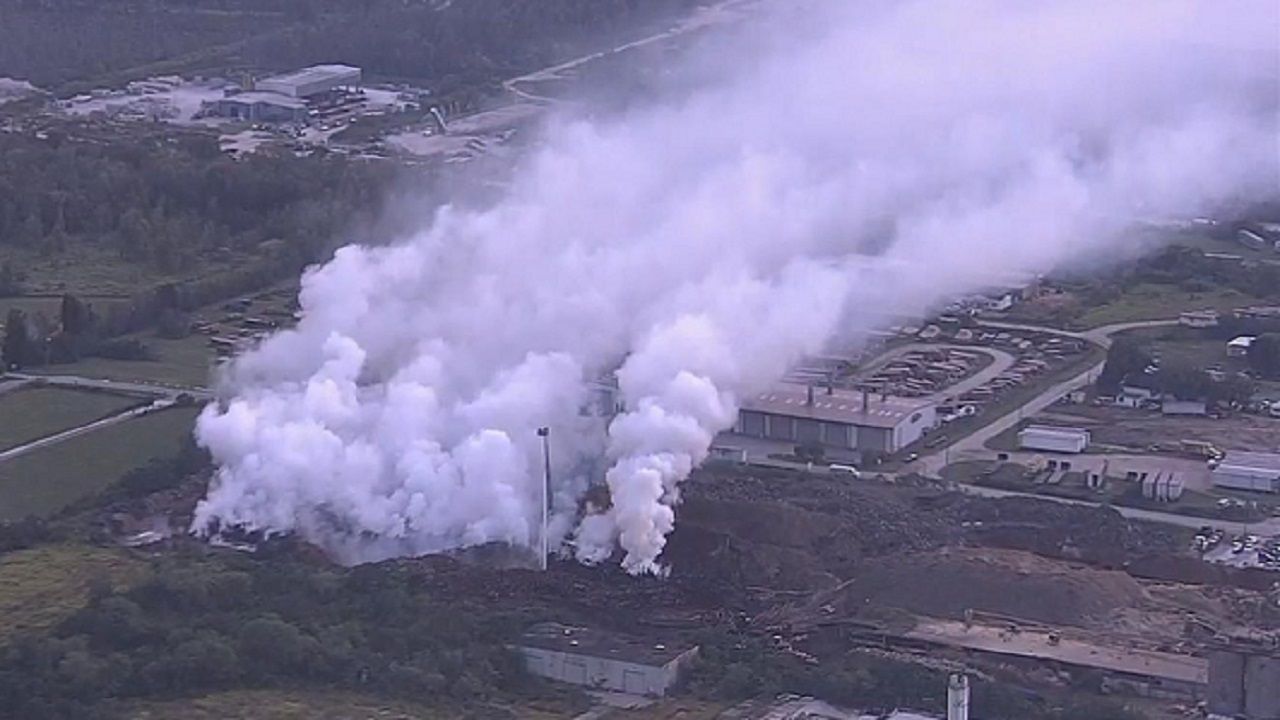 Fire Under Investigation at Lakeland Mulch Supply Business