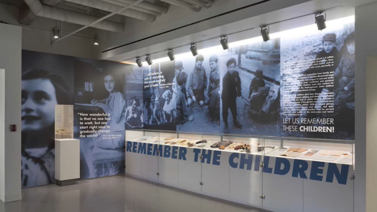 An exhibit at the Museum of Tolerance
