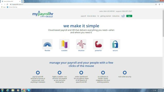 mypayrollhr website