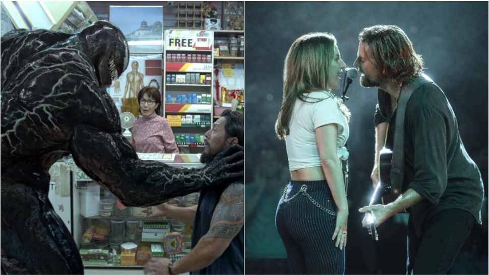 "Venom" and "A Star is Born" led another weekend at the box office. (Courtesy of AP)