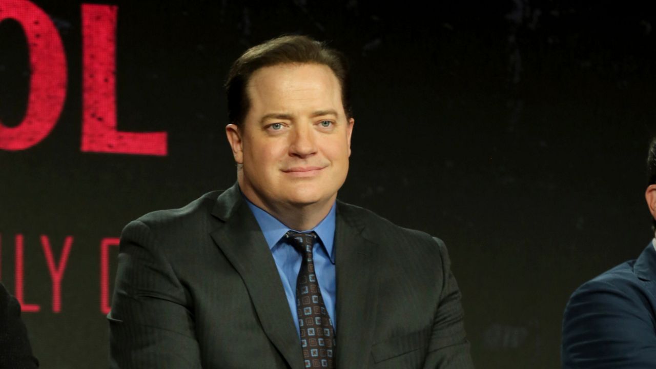 Brendan Fraser participates in the "DC Universal - Doom Patrol" panel during the 2019 Television Critics Association Winter Press Tour. (Willy Sanjuan/Invision/AP)