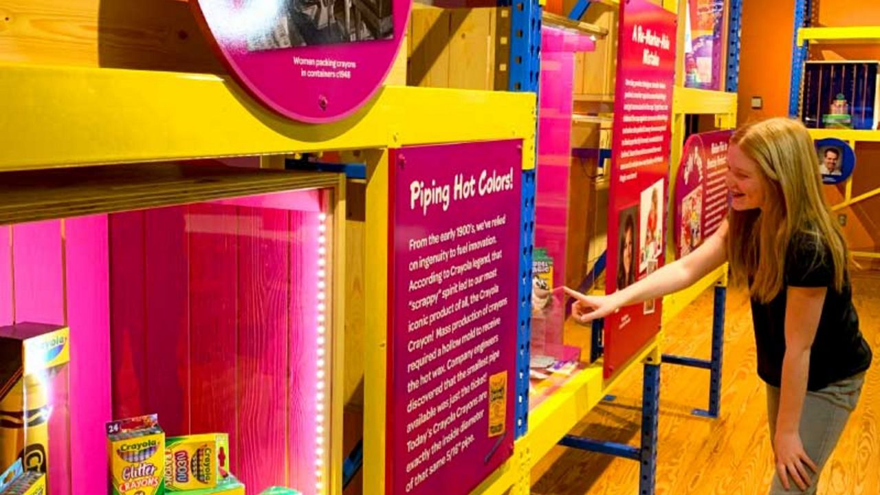 The Crayola Experience has a new attraction called Outside the Box. (Courtesy Crayola Experience)