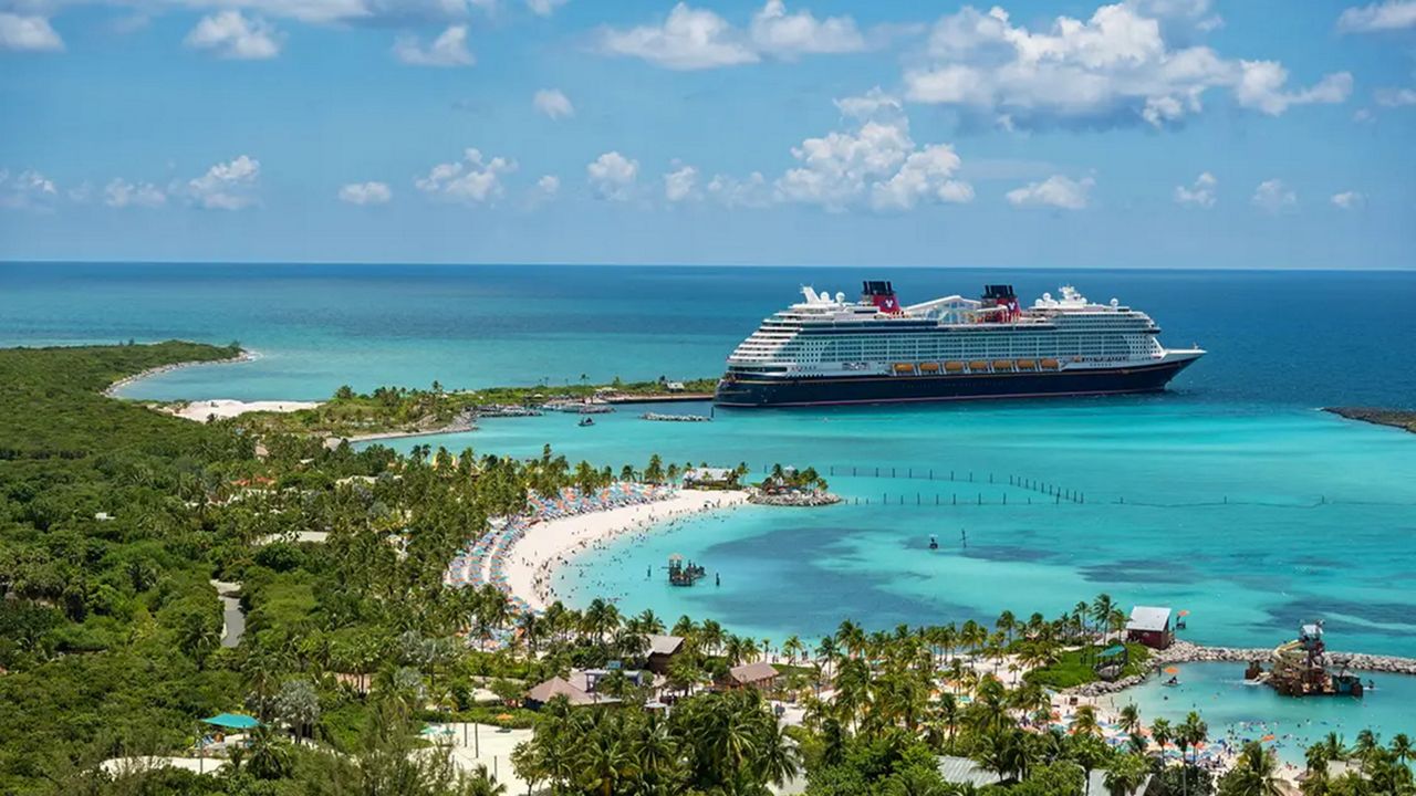 Disney Wish sailings to The Bahamas include a stop at Disney's private island oasis, Castaway Cay. (Photo: Disney/Steven Diaz)