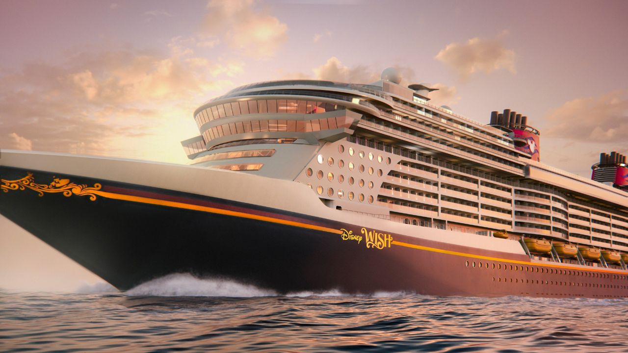A rendering of the Disney Wish, Disney Cruise Line's fifth cruise ship. (Disney)