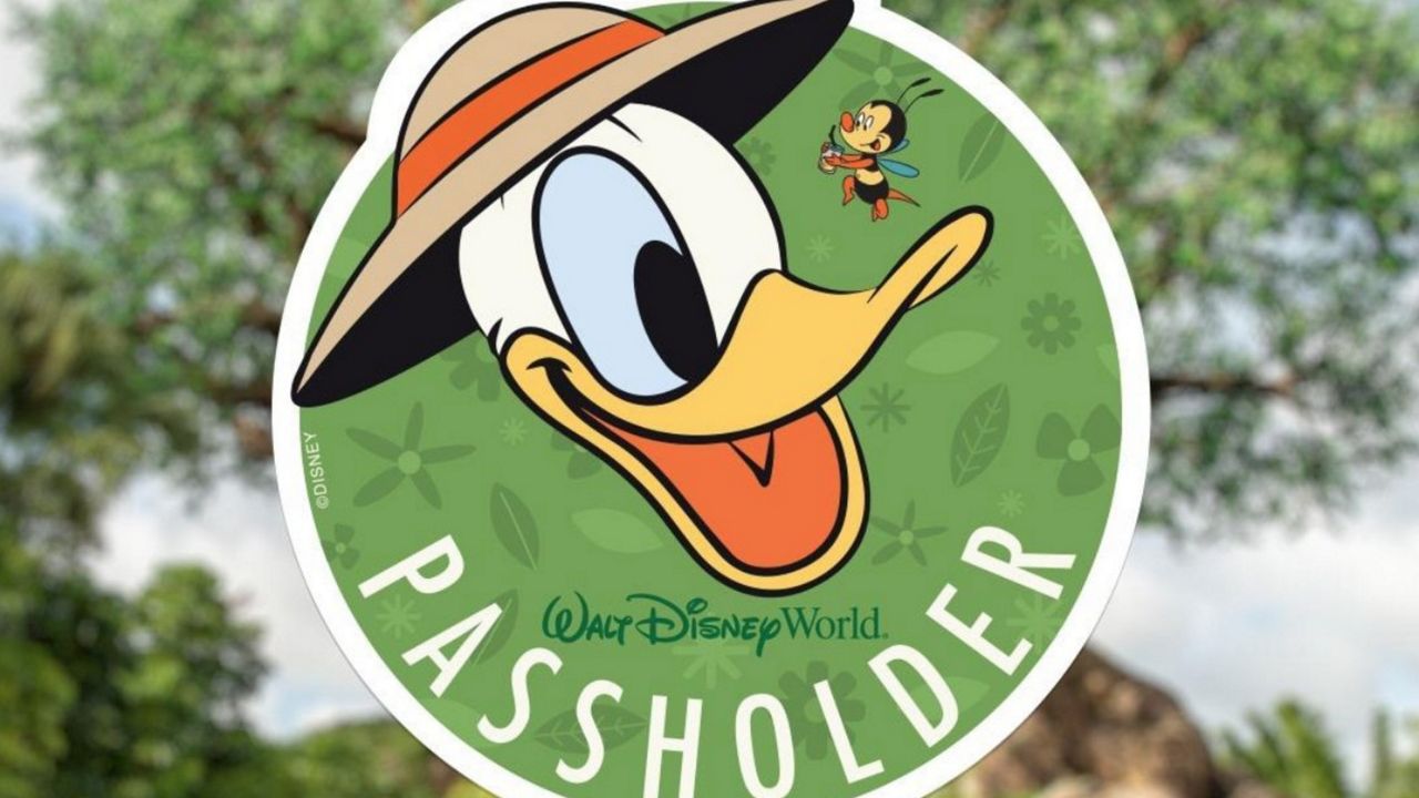 Donald Duck passholder magnet. (Courtesy of Disney)