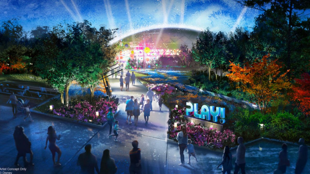 The concept art for the Play! pavilion. (Photo: Disney)
