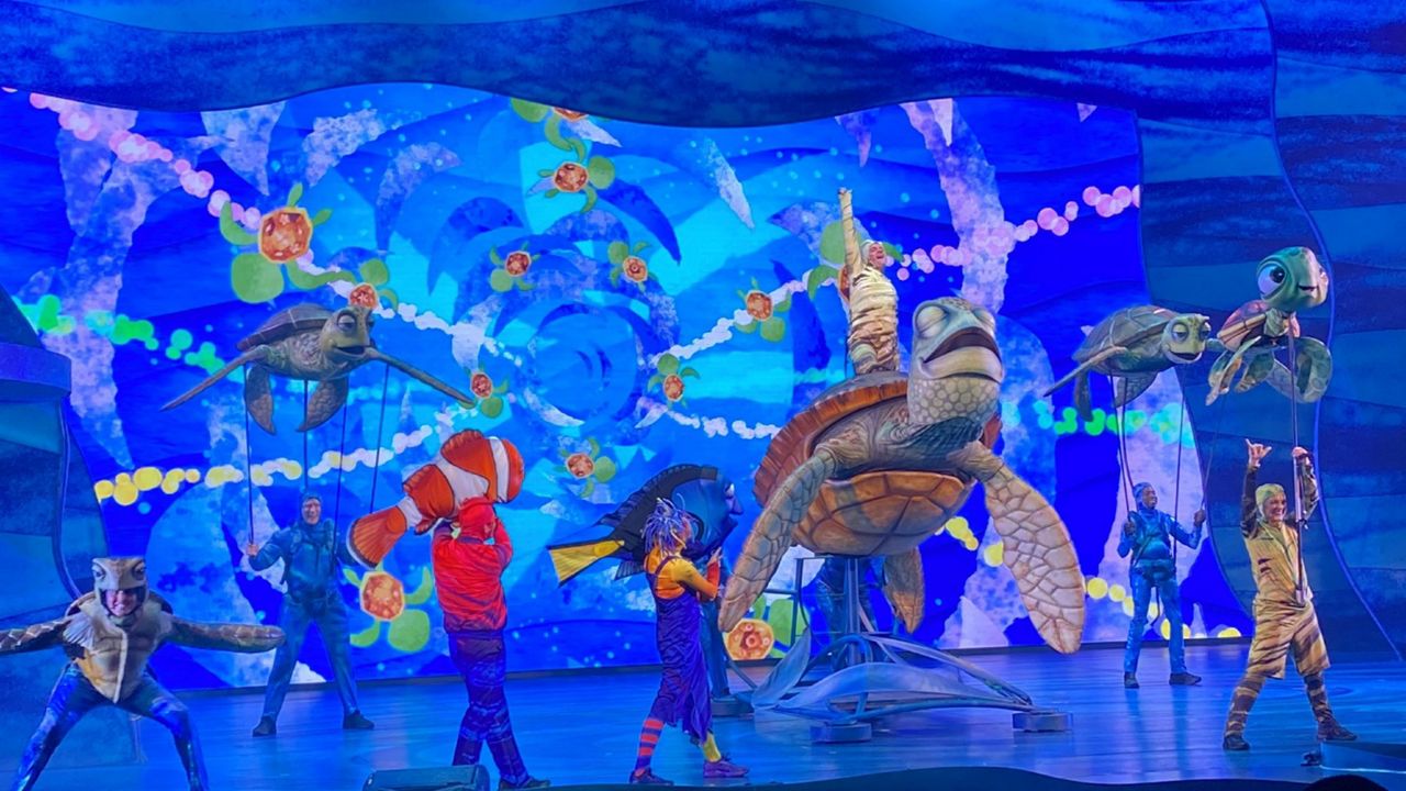 Finding Nemo: The Big Blue...and Beyond at Disney's Animal Kingdom. (Spectrum News/Ashley Carter)
