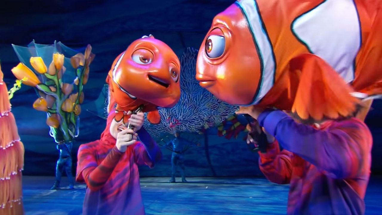 Disney is revamping its "Finding Nemo" stage show with new set pieces and technology. (Photo courtesy: Disney)