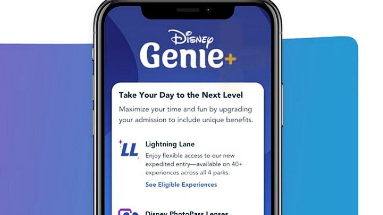Disney World's Genie+ can only be purchased day-of in the My Disney Experience mobile app. (Photo/Disney)