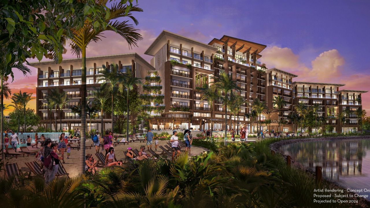 Concept art of the proposed Disney Vacation Club expansion at Disney's Polynesian Village Resort. (Photo courtesy: Disney)