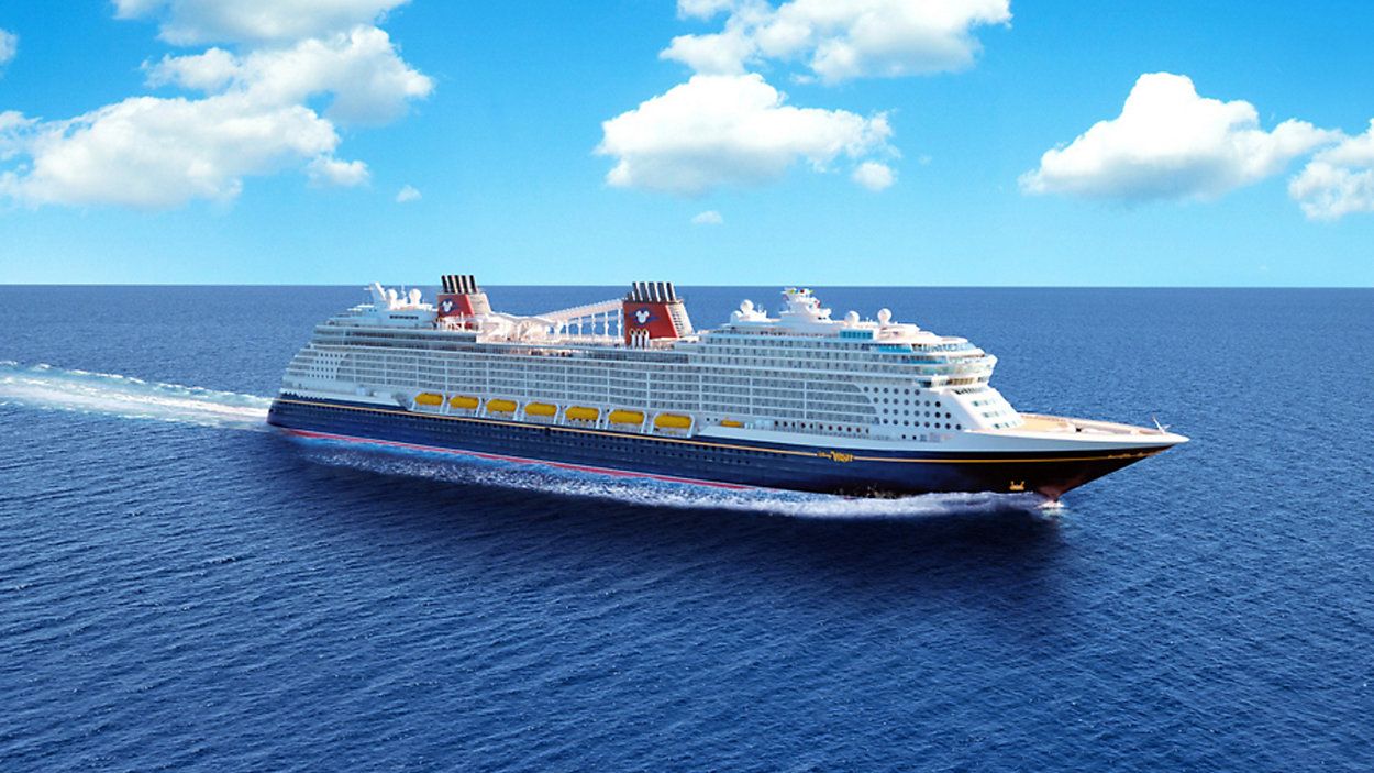 Rendering of the Disney Wish cruise ship, which is set to sail out of Port Canaveral this year. (Photo courtesy: Disney)