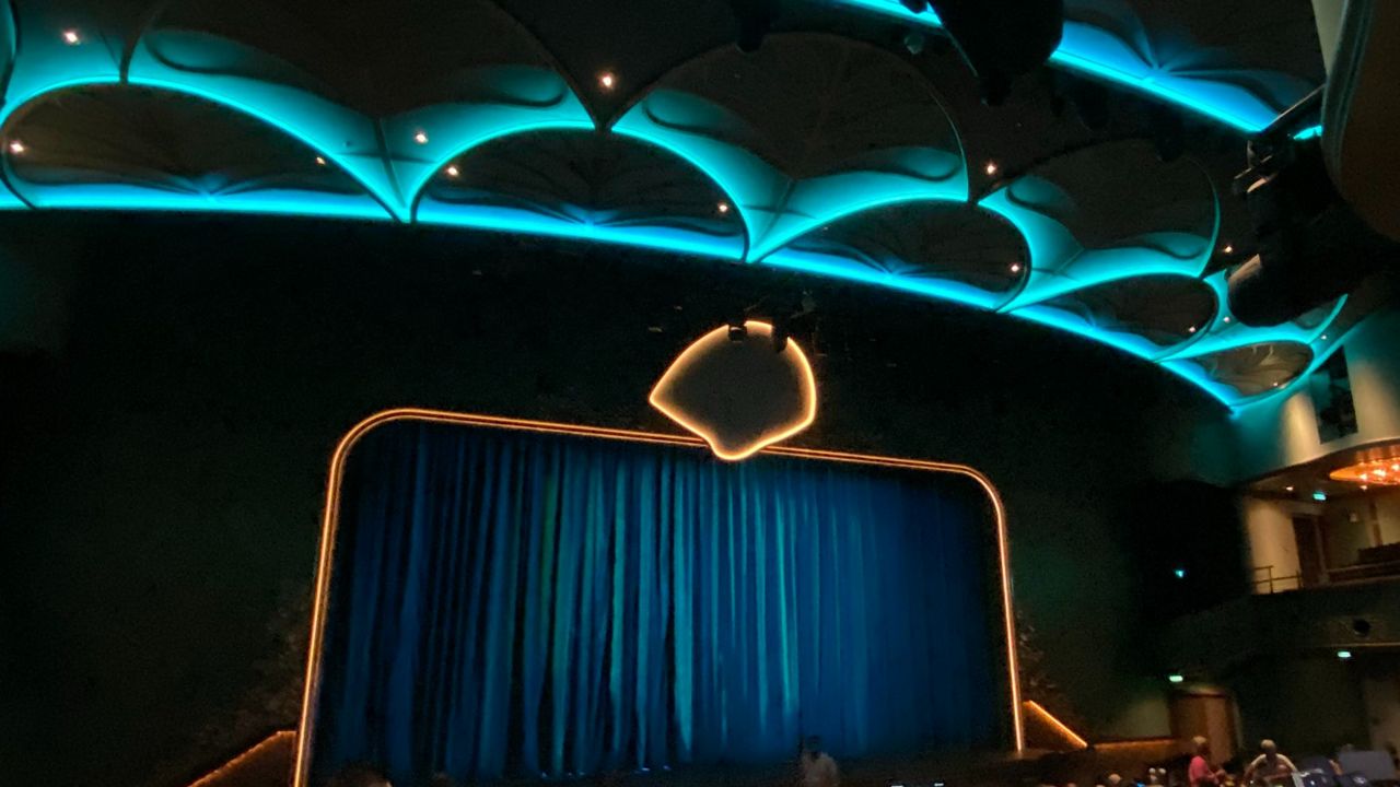 The Walt Disney Theatre on the Disney Wish. (Spectrum News/Ashley Carter)