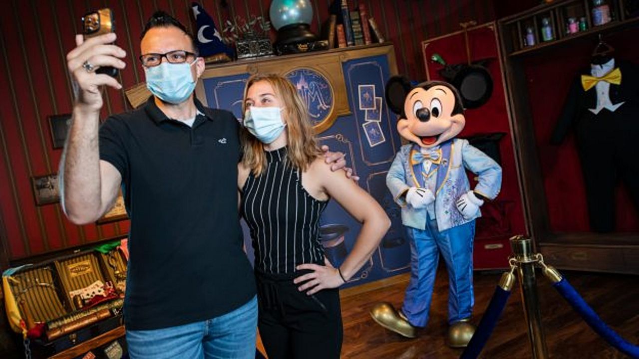 Disney World will have socially-distanced character meet-and-greets starting in November. (Disney)