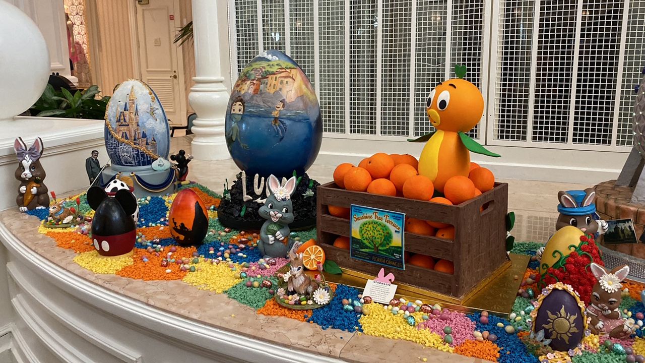 Easter egg display returns to Disney s Grand Floridian