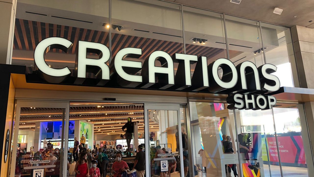 Creations Shop, the new flagship merchandise store at Epcot, has opened. (Spectrum News/Ashley Carter)