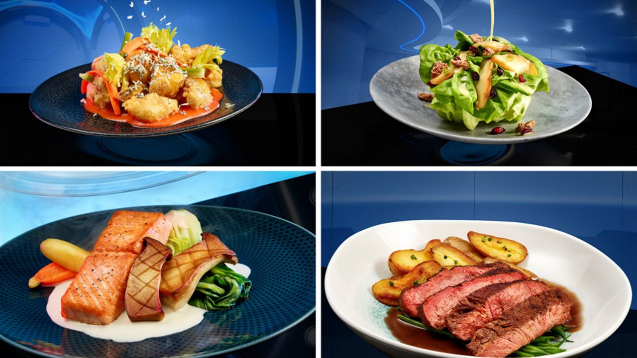 Disney has shared a first look at the menu for Epcot's new space-themed restaurant, Space 220. (Disney)