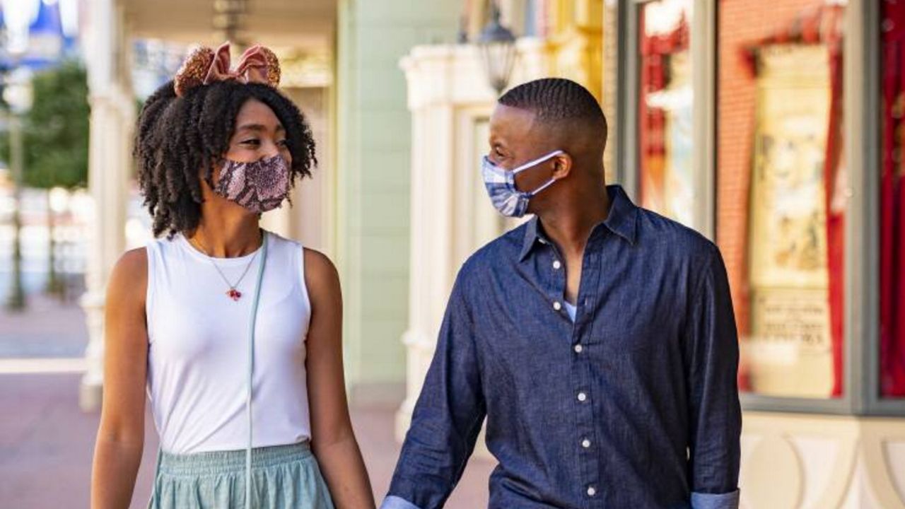 Disney World visitors ages 2 and older are required to wear a face mask. (Courtesy of Disney Parks)
