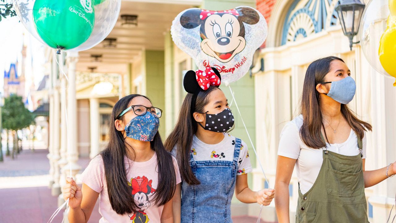 Disney World guests are required to wear face mask when visiting the parks. (Courtesy of Disney)