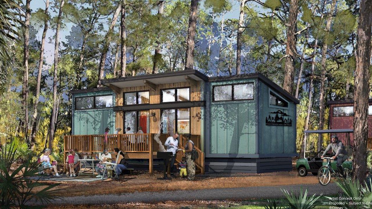 Concept art of the "refreshed" cabins at Disney's Fort Wilderness Resort & Campground. (Photo: Disney)