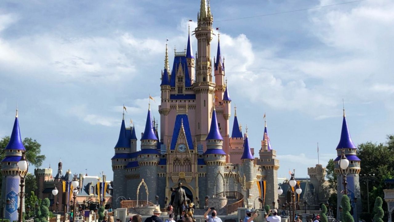 Cinderella Castle at Magic Kingdom at Walt Disney World Resort. (Ashley Carter/Spectrum News)