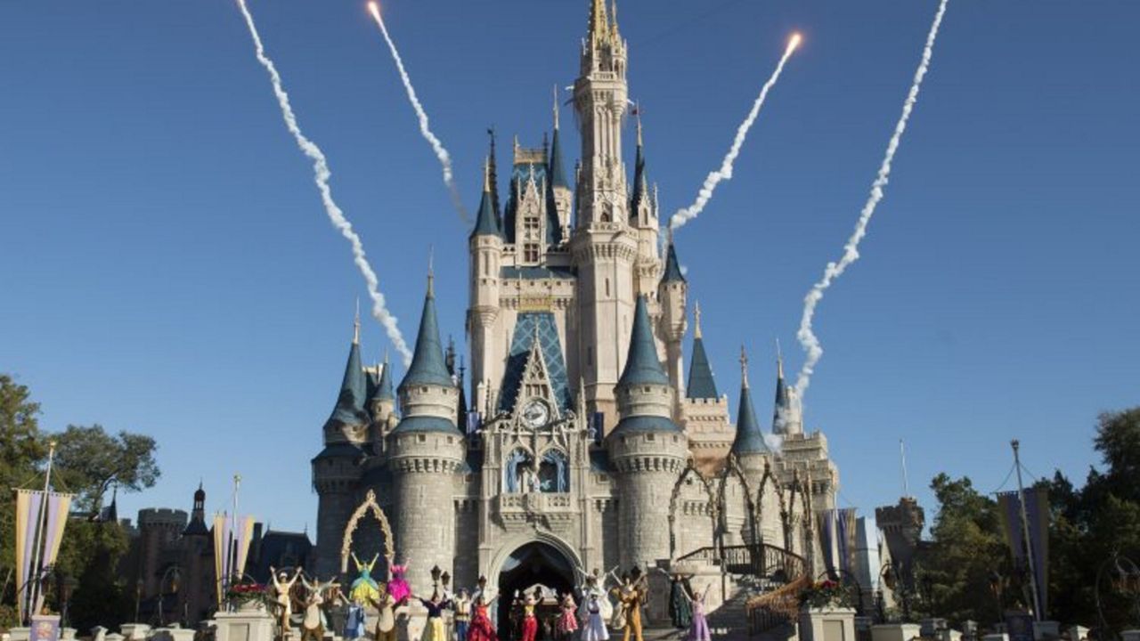 Cinderella Castle at Magic Kingdom Park at Walt Disney World Resort. (Courtesy of Disney Parks/David Roark)