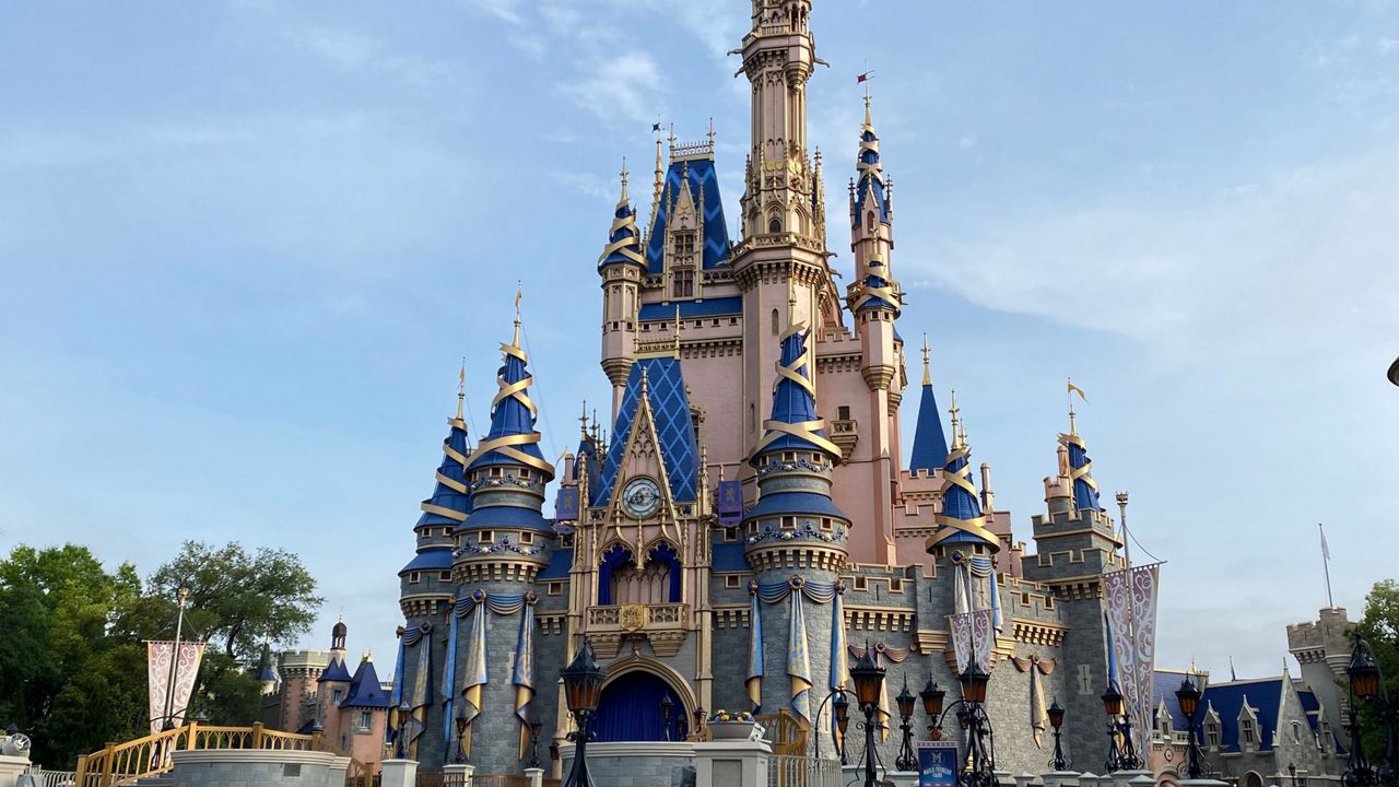 Cindrella Castle at Magic Kingdom at Walt Disney World. (Spectrum News/Ashley Carter)