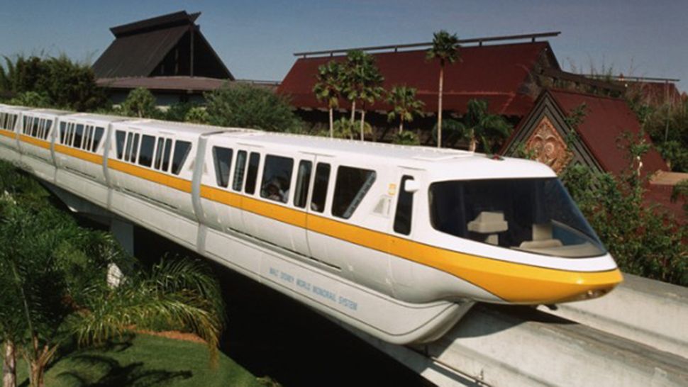 Monorail Yellow at Disney World. (Courtesy of Disney)