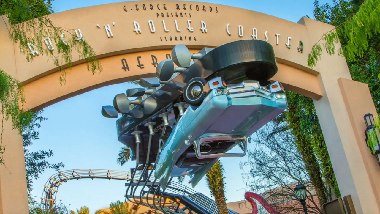 Rock 'n' Roller Coaster Starring Aerosmith at Disney's Hollywood Studios. (Photo: Disney)
