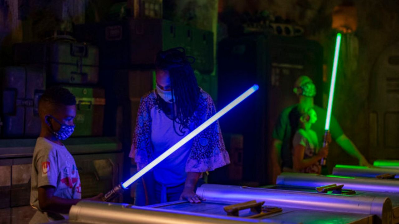 Disney lightsaber store