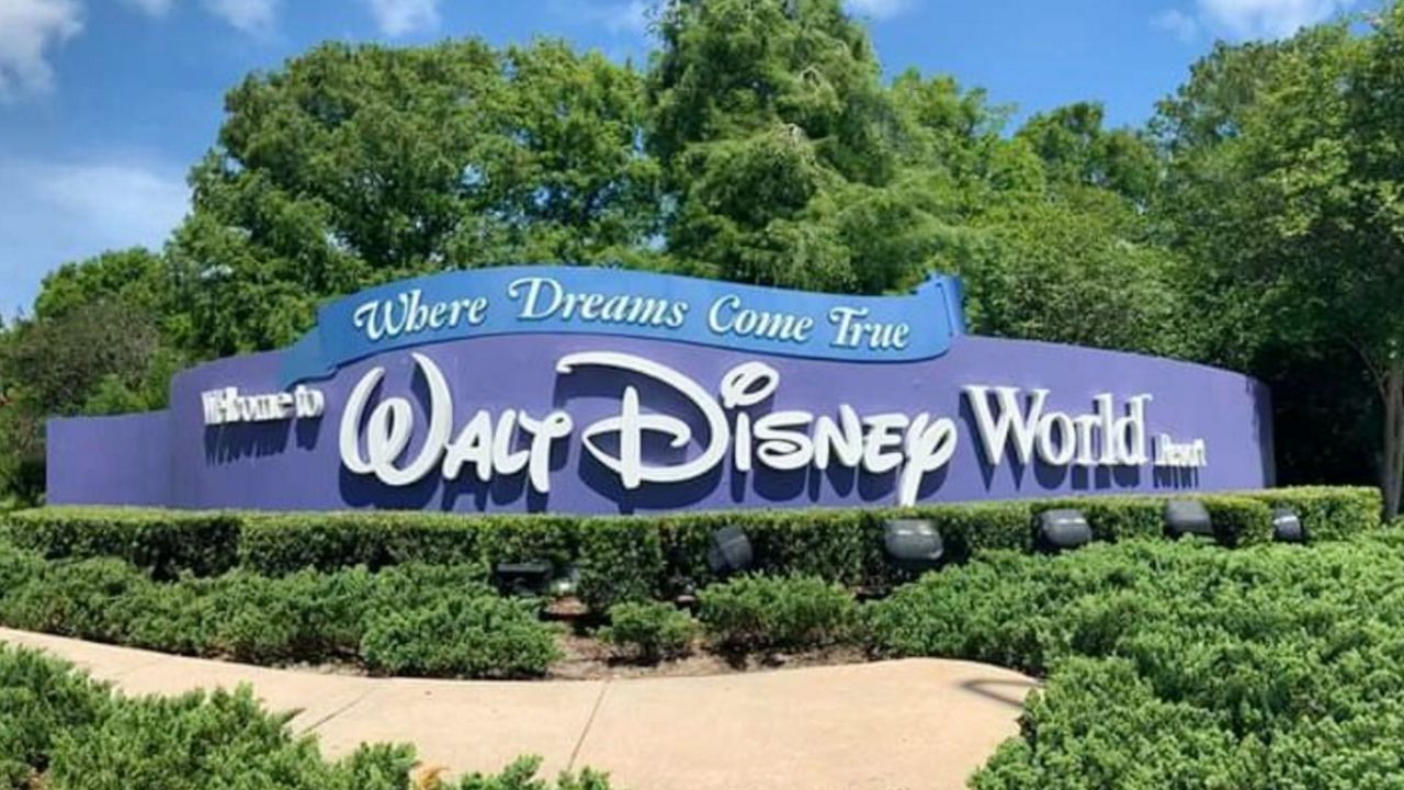 A rainy afternoon at Magic Kingdom at Walt Disney World Resort on May 23, 2023. (Spectrum News/Ashley Carter)