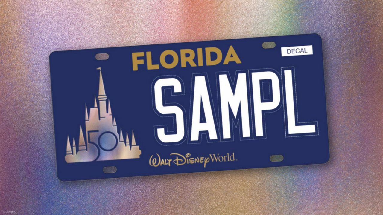 Disney Reveals Design of Florida Specialty License Plate