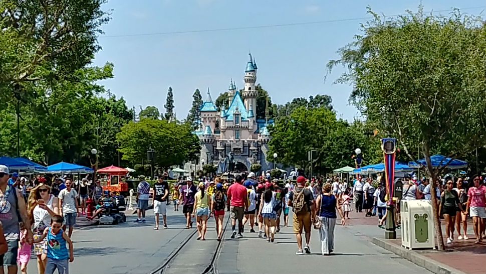 Sleeping Beauty Castle at Disneyland in California. (Ashley Carter/Spectrum News)