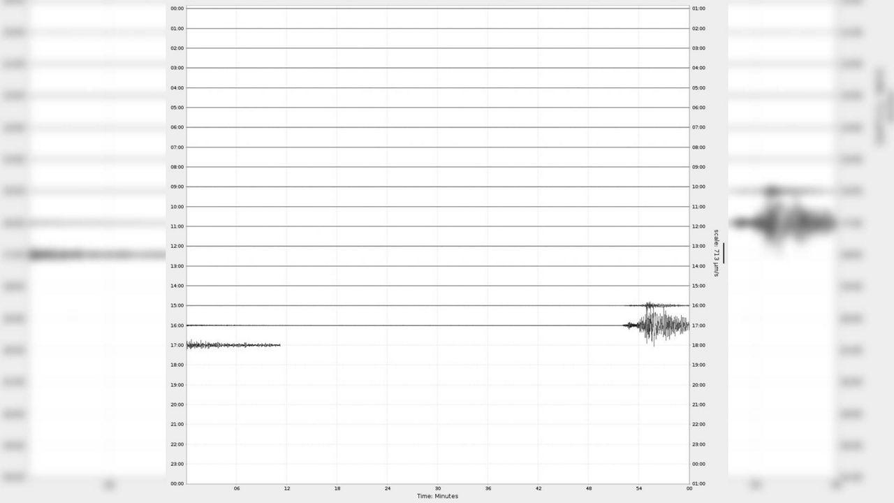 A 6.8-magnitude earthquake occurred off the southeast coast of Cuba on Sunday afternoon, according to the United States Geological Survey. (Courtesy of SAGE/NSF)