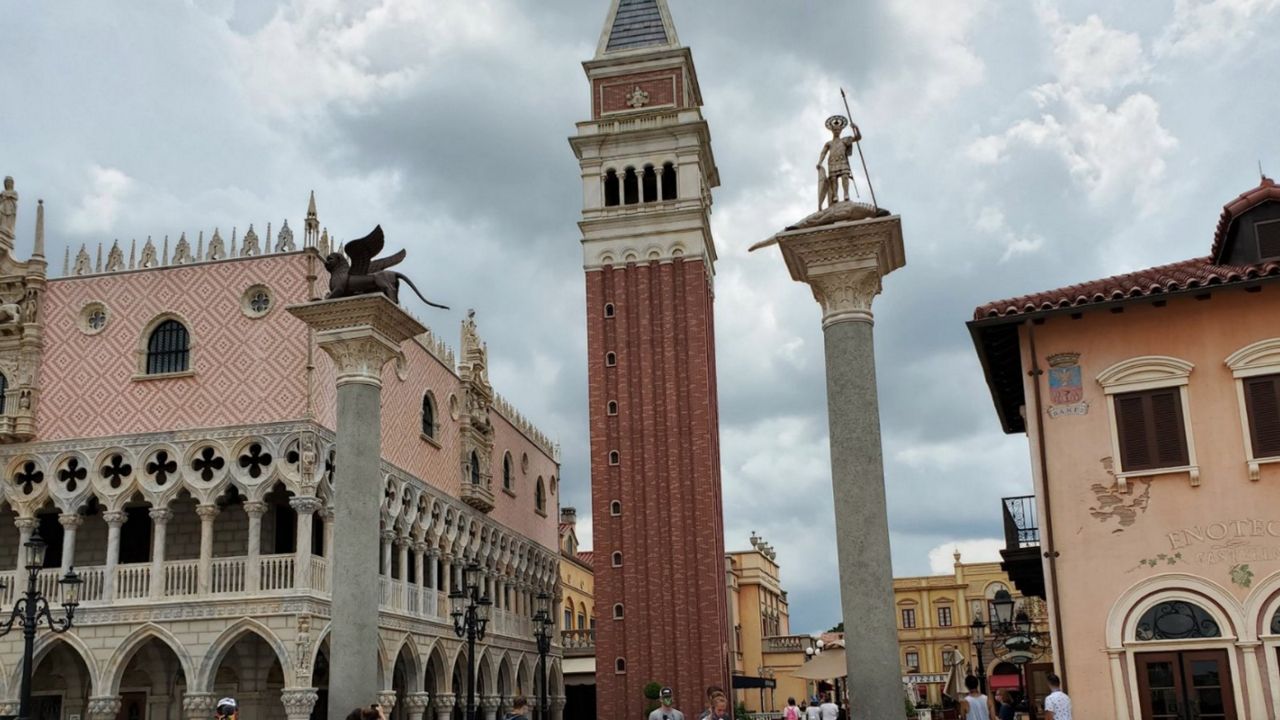 The Italy pavilion at Epcot. (Spectrum News/Ashley Carter)