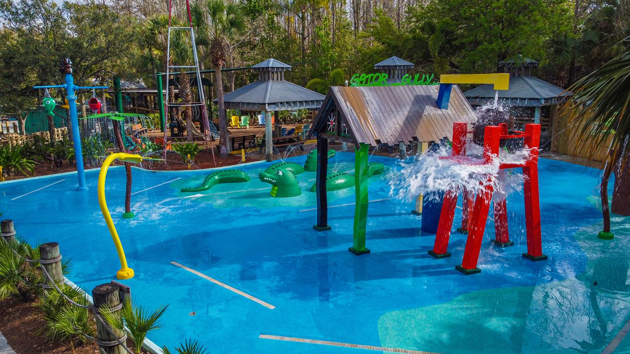 Gatorland has added new features to its Gator Gully Splash Park. (Photo: Gatorland)