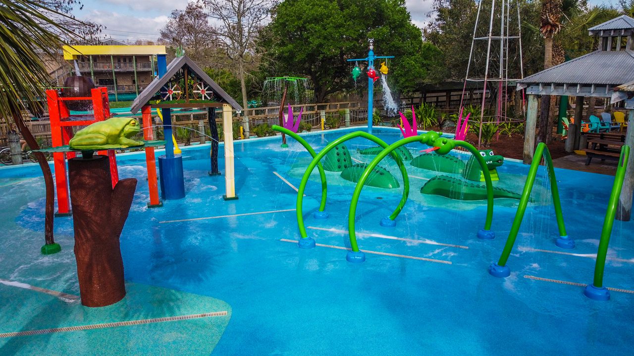 Cool down at Gatorland's Central Florida splash park