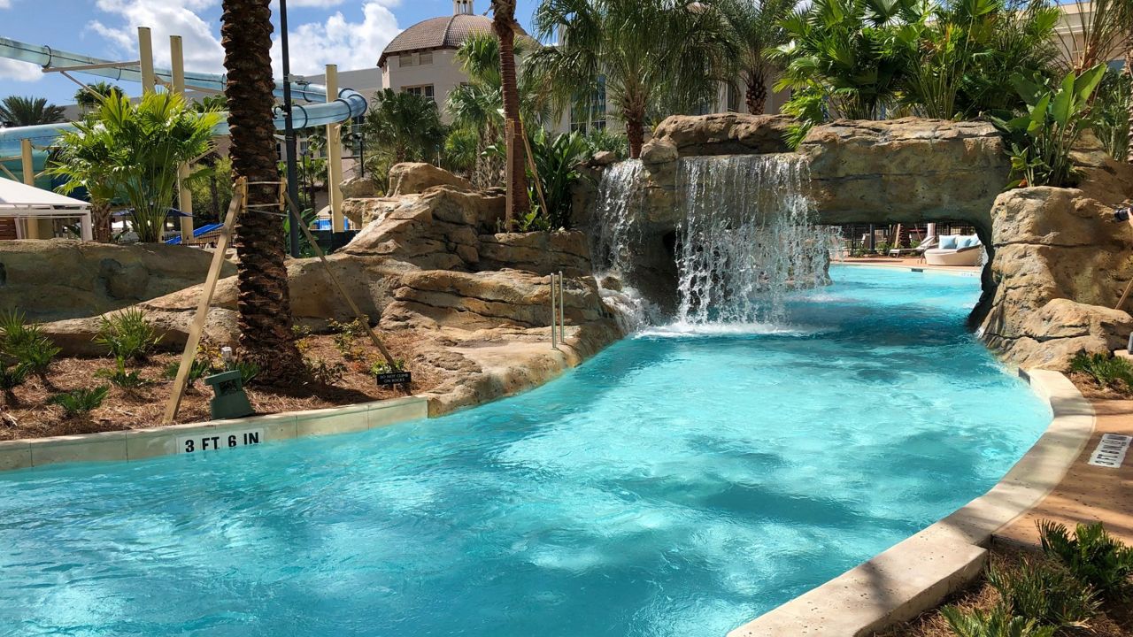Crystal River Rapids is a new attraction at Gaylord Palms Resort's Cypress Springs Water Park. (Ashley Carter/Spectrum News)