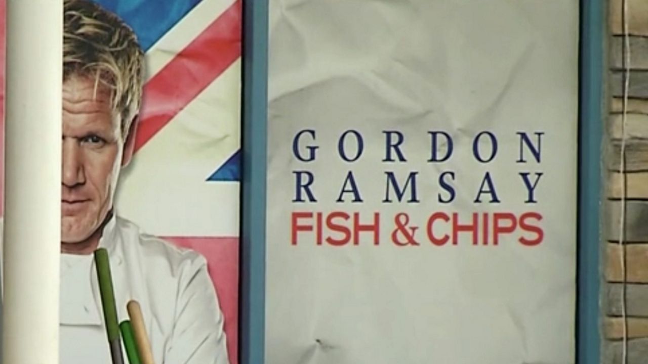 Gordon Ramsay Fish & Chips is set to open at ICON Park in Orlando in August. (Spectrum News)