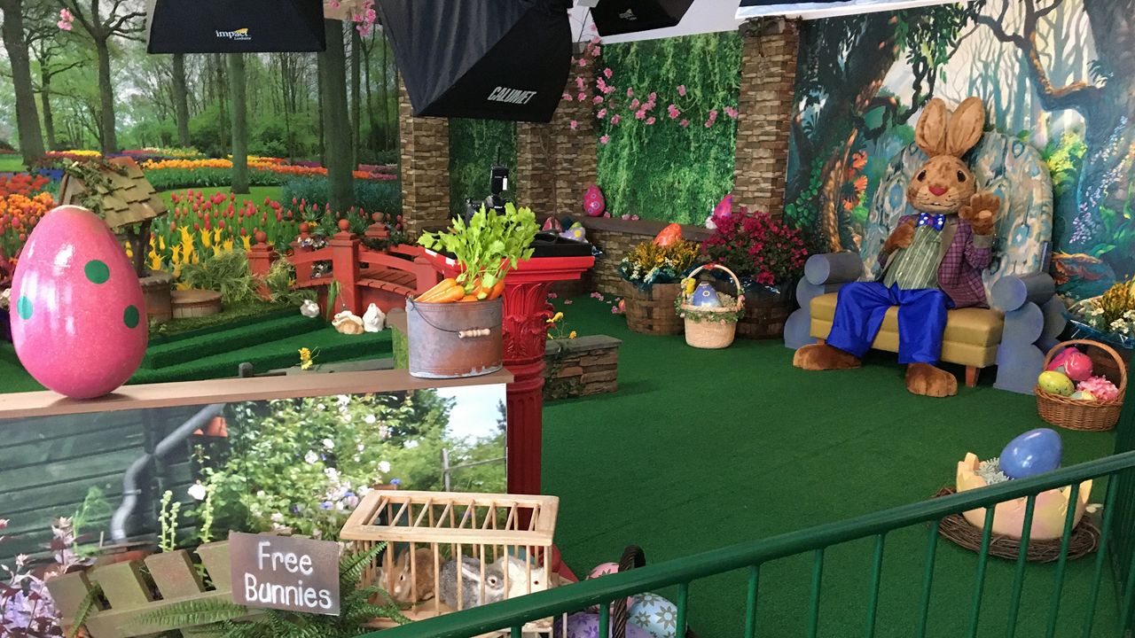 The Easter Bunny Garden Experience at ICON Park. (Photo: ICON Park)