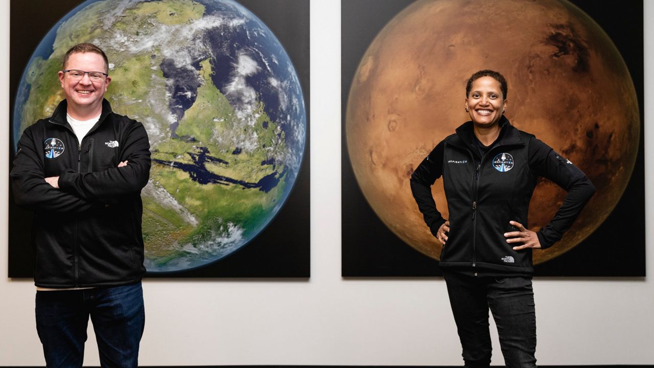 Chris Sembroski and Dr. Sian Proctor are the final two crew members selected for the Inspiration4 mission. (Courtesy of SpaceX)