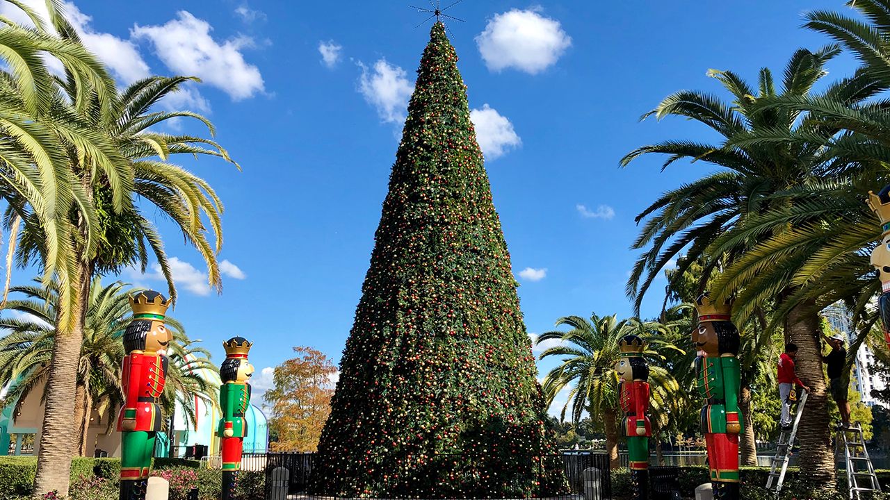 Lake Eola Christmas Tree in Downtown Orlando. (File Photo)