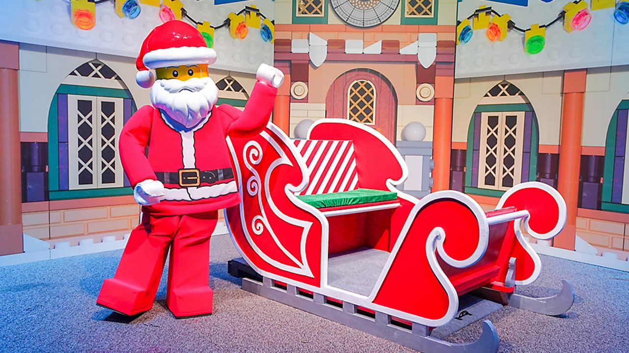 As guests ring in 2024, LEGO Santa will be there, too, during the holiday festivities. (Photo: Legoland Florida)