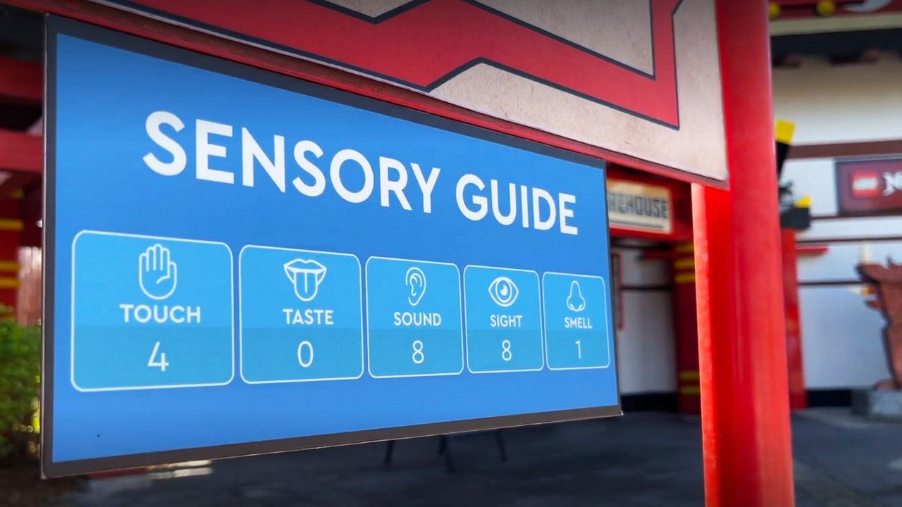 Legoland's resorts feature sensory guides at rides and attractions. (Photo: Legoland)