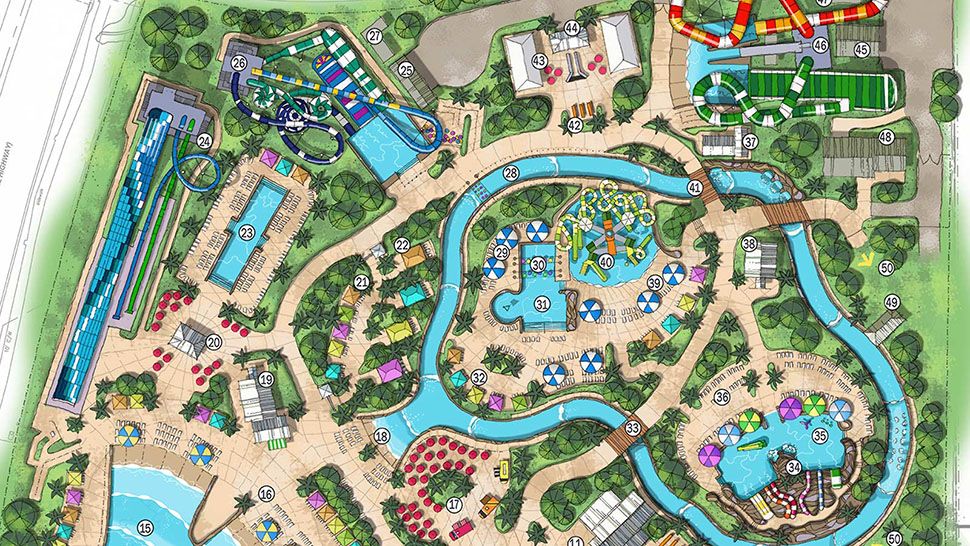 Artist rendering of Island H2O Live! at Margaritaville Resort Orlando. (Courtesy of Island H2O Live!)