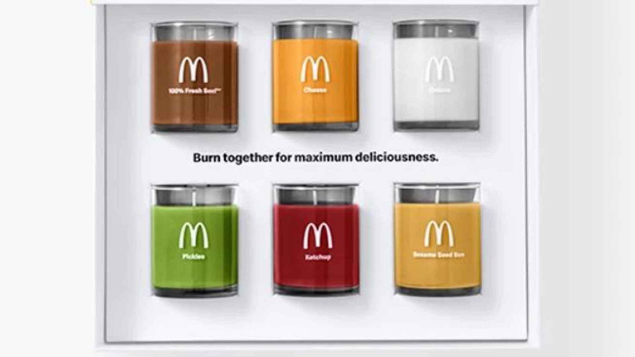 McDonald's will be releasing a Quarter Pounder Scented Candle Pack as part of its merchandise line for its Quarter Pounder Fan Club. (Courtesy of McDonald's)